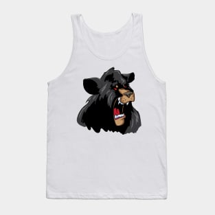 Angry Black Bear Tank Top